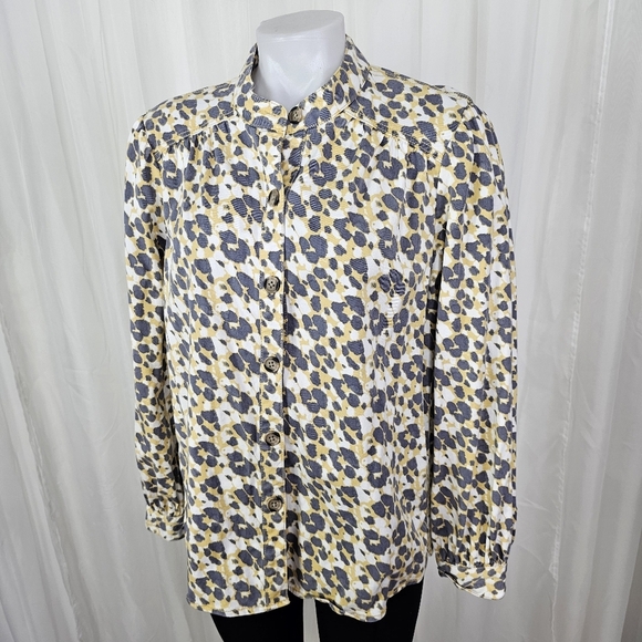 Cabi Providence Shirt Jacket Safari Leopard Animal Print Size Medium - Picture 5 of 15